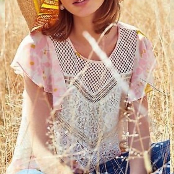 Anthropologie Tops - Anthropologie HD in Paris Flores Floral Blouse